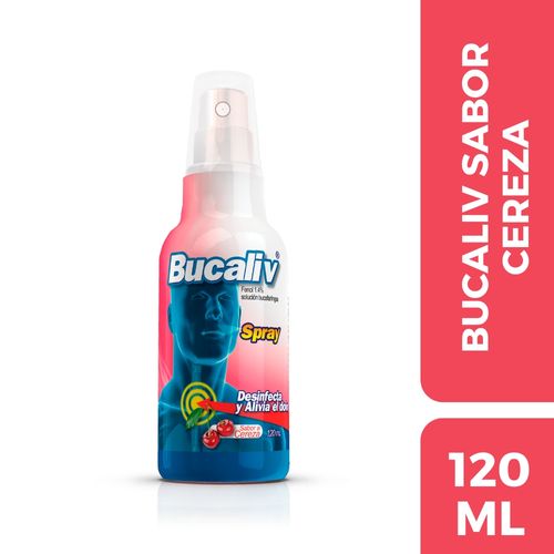 Spray Bucaliv sabor cereza X120Ml