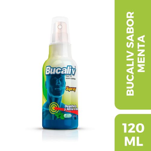 Spray Bucaliv sabor menta X120Ml