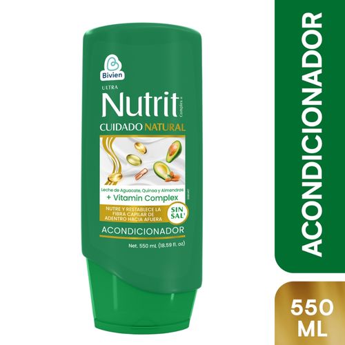 Acondicionador NUTRIT Cuidado Natural X 550ml