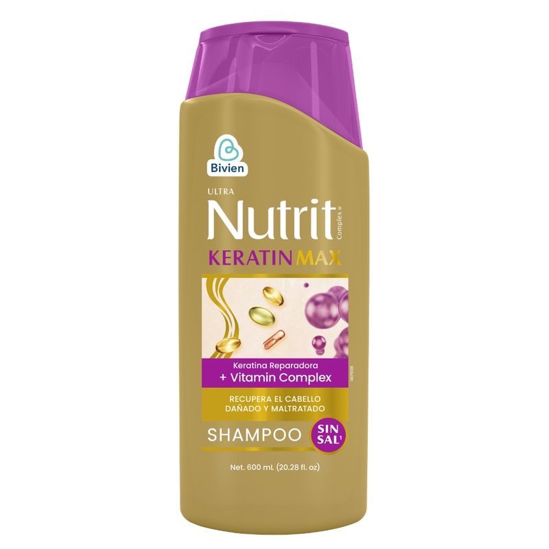 Shampoo--NUTRIT--Keratinmax--X--600ml