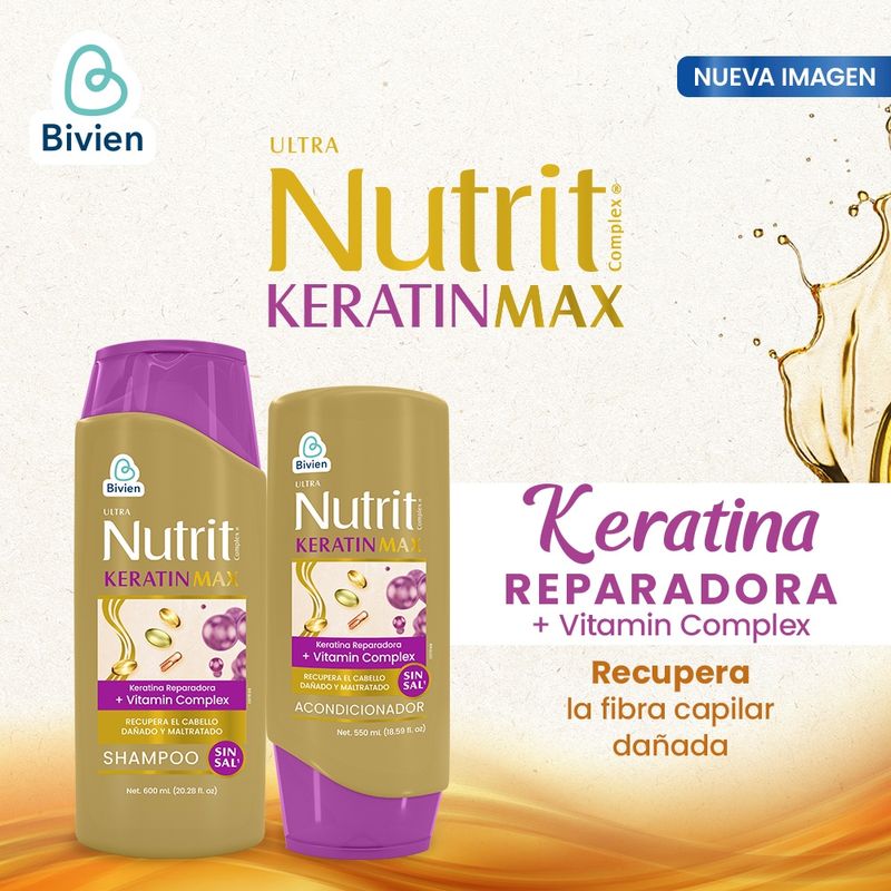 Shampoo--NUTRIT--Keratinmax--X--600ml