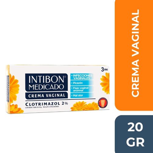 Crema vaginal INTIBON medicado x 20 gr