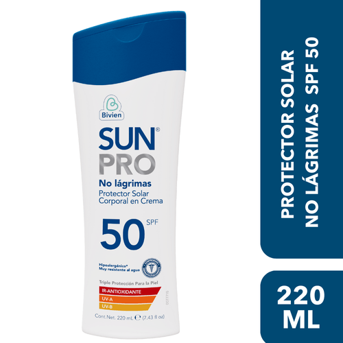 Bloqueador Sun Pro No Lagrimas Spf50 - 220ml