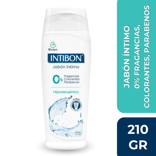 Jabón íntimo INTIBON cero x 210 gr