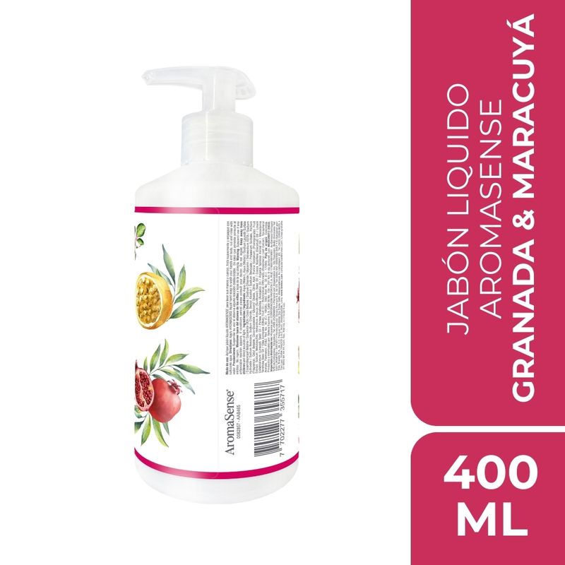 Jabon-Liquido-AROMASENSE-Granada-y-Maracuya-X-400ml